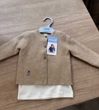 Paddington Bear Baby 2 Piece T-shirt & Cardigan Set Size 6/9mnths From M&S New