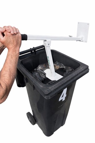 Wheelie bin rubbish compactor - wheelie,