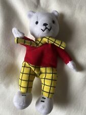 McDonald’s Rupert The Bear Soft Plush Beanie Figure Toy Happy Meal 2001