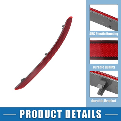 1pc left rear bumper reflector - rear,