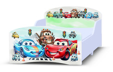 CARS KIDS BED Boys Kids Toddler Junior Bed Frame + Mattress 70x160 cm 2-8Y