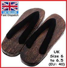 Wood Japanese Clog Sandles