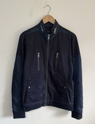 Diesel black nylon full zip - diesel,