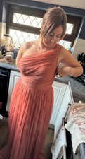 3 x Burnt orange bridesmaid