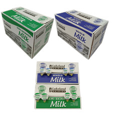 120x UHT Milk Pots 12ml – Semi Skimmed or Whole – Long Life Portions Lakeland