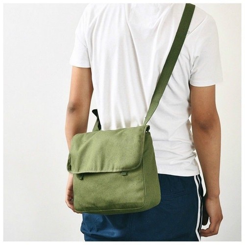 Vintage canvas shoulder bag - vintage,