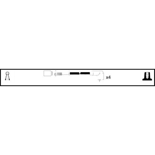 Leads ignition cables kit - leads,