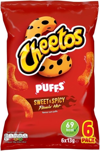 Cheetos puffs sweet spicy - cheetos, &