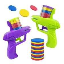 Funny Cat Toys Creative Turnip Gun With 15pcs Reusable Foam Disc Pet Supplies