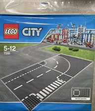 LEGO CITY: T Junction And Curved Road Plates 7281