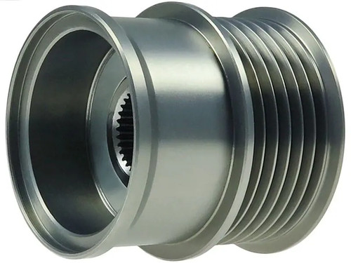 Alternator clutch pulley