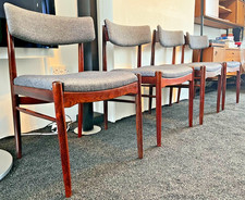 4 Rosewood Dining Chairs Danish 1960s Retro Vintage Mid Century  FREE DELIVERY?