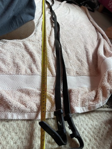 Brown leather reins inch - brown,
