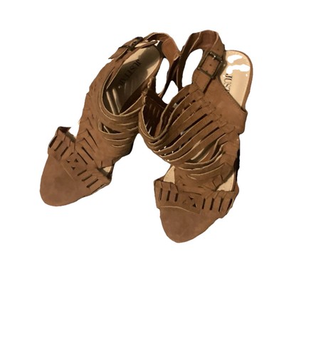 Beautiful faux suede - suede, brown