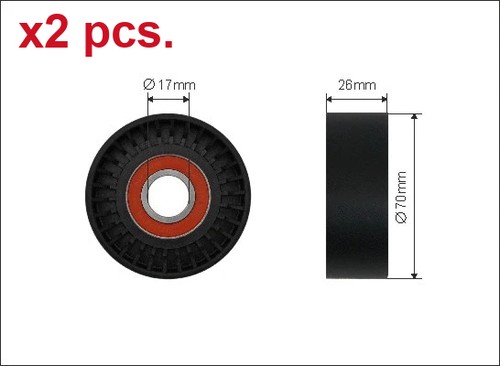 Tensioner pulley ribbed belt - v-ribbed,