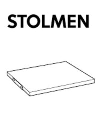 IKEA Stolmen White Shelf 43