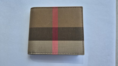 Burberry check bifold wallet - bifold,