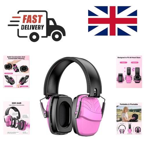 Pink ear defenders for - ear,