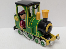 Postman Pat Greendale Rocket Train Friction Vehicle & Ajay Bains Toy Play Figure