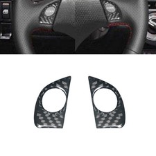 For Toyota Celica 01-05 Carbon Fiber Interior Steering Wheel Button Panel Cover