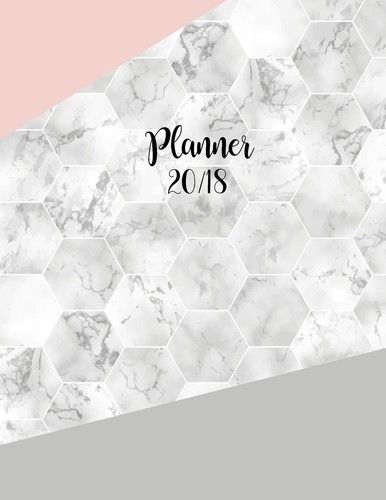 2018 planner marble - planner,