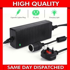 AC 230V to DC 12V Adapter 10A 120W Power Supply Converter Cigarette Lighter UK