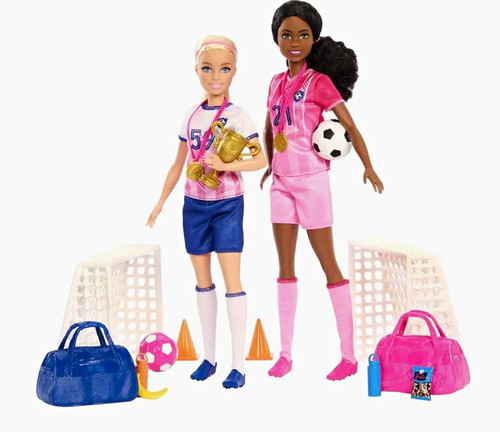 Barbie soccer doll - doll, playset