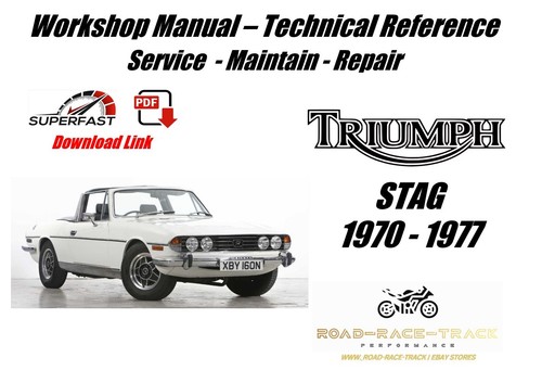 Triumph stag service repair - triumph,