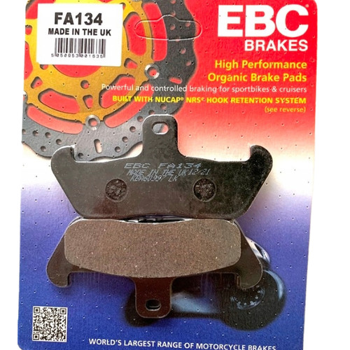 Fa134 ebc premium brake pads - ebc,