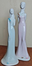 ? Set of 2 Vintage Royale Stratford Bone China Figurines – Elegant Women
