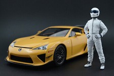 The white STIG Figure for 1:18