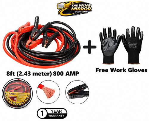 Jump leads 8ft heavy - leads, duty