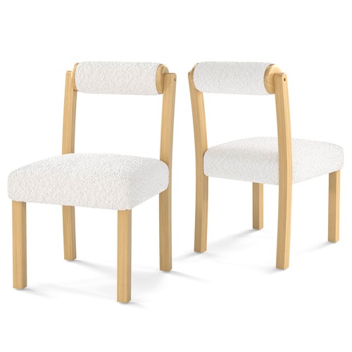 Pcs wooden dining chair - 2,