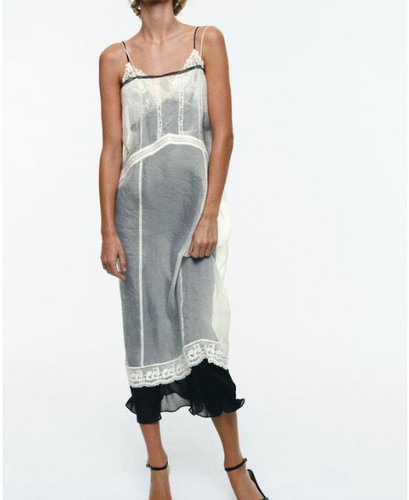 Zara long organza - zara, lace