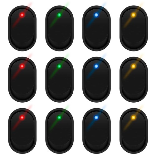 12pcs rocker switch 12v 20a - 12pcs,