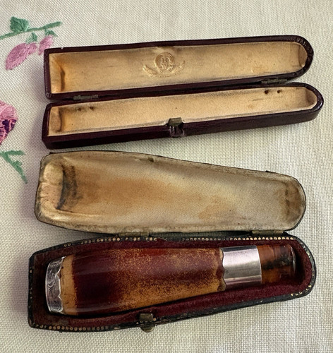 Two antique leather - two,