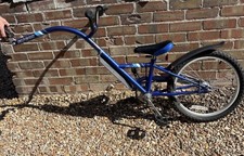 Blue Falcon Flyer Tag Along Child's Trailer Bike 