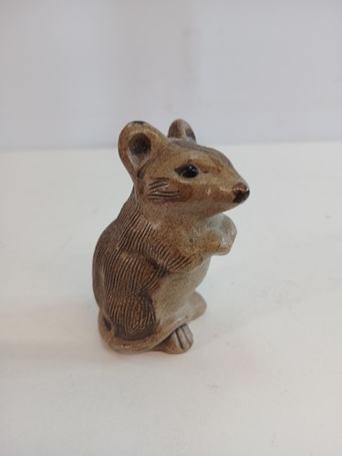 Poole pottery stoneware mouse - pottery,