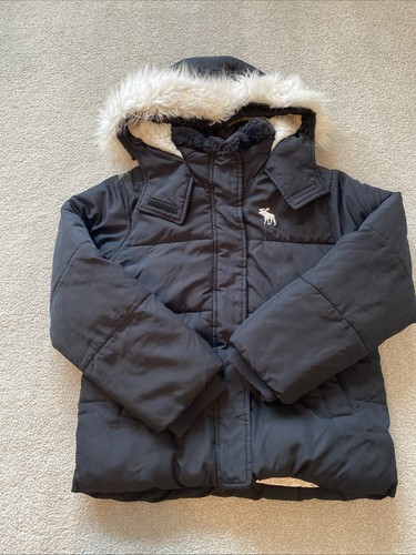 Abercrombie kids black - black, coat