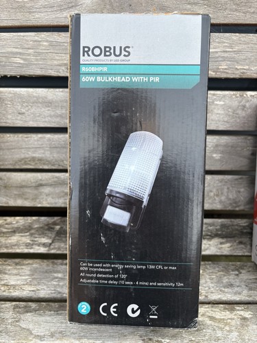 Robus r60bhpir 60w bulkhead - robus,