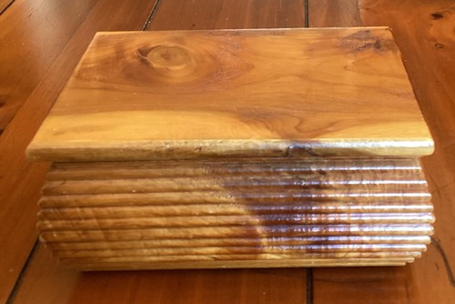 Vintage wooden pine - pine, box
