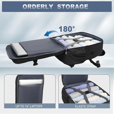 Lossga Ryanair Cabin Bag 40x20x25 Underseat Backpack with USB Charging Port