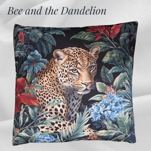 Leopard jungle cushion - leopard,