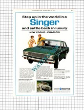Singer vogue car advert - car,