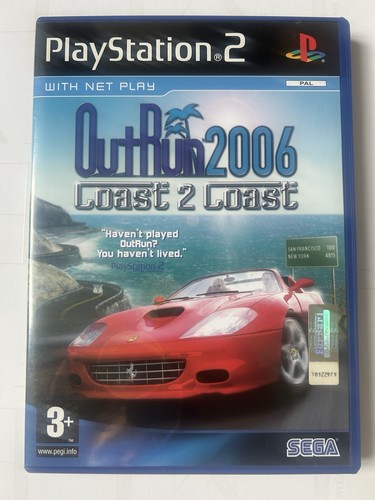Ps2 game outrun coast - game,