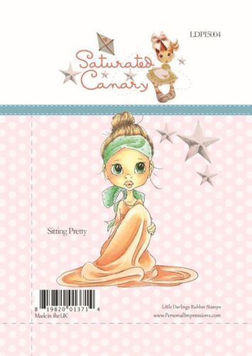 Sitting pretty clear stamp - clear,