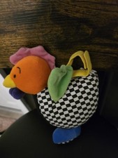 Mothercare Higgledy Piggledy My Black Hen Chicken Soft Toy Plush Vintage Bird 