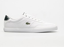 Lacoste Court Master 118 Mens Trainers Tennis Shoes White UK 11.5 EU 46.5 NEW