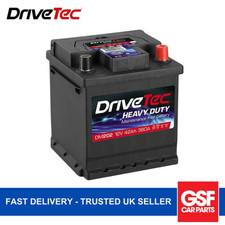 DriveTec Car Battery DM202 12V 42Ah 360A B13 T1 LB4 Fits Seat Ibiza 1.0