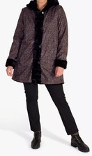 CHESCA Reversible Hooded Coat
